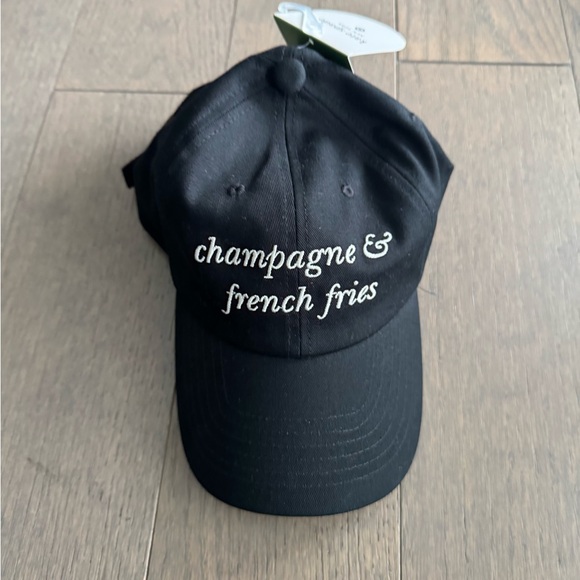 NWT kate spade for Target “champagne & french fries” baseball cap - Picture 4 of 4
